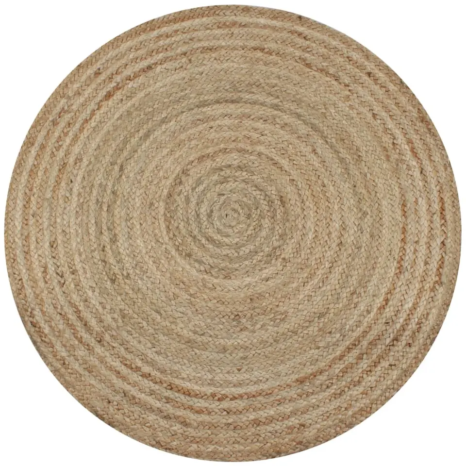 vidaXL - Tapijt - Beige - Jute - 150 cm