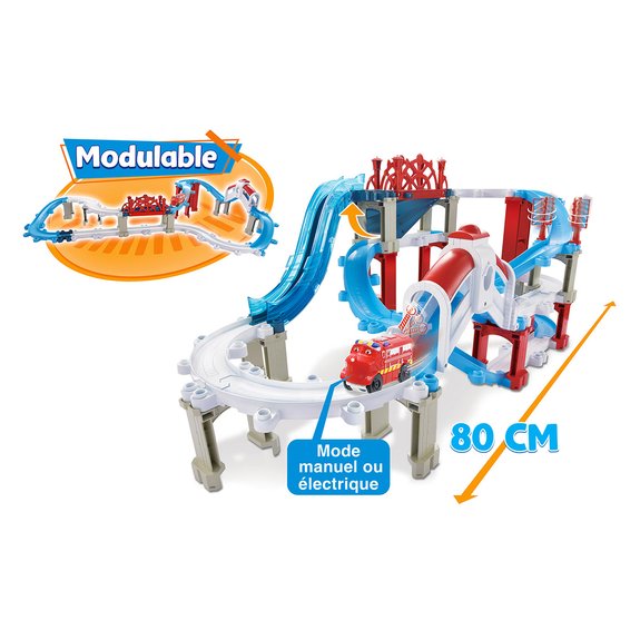 Circuit 3 en 1 Train Chuggington + 1 loco Wilson
