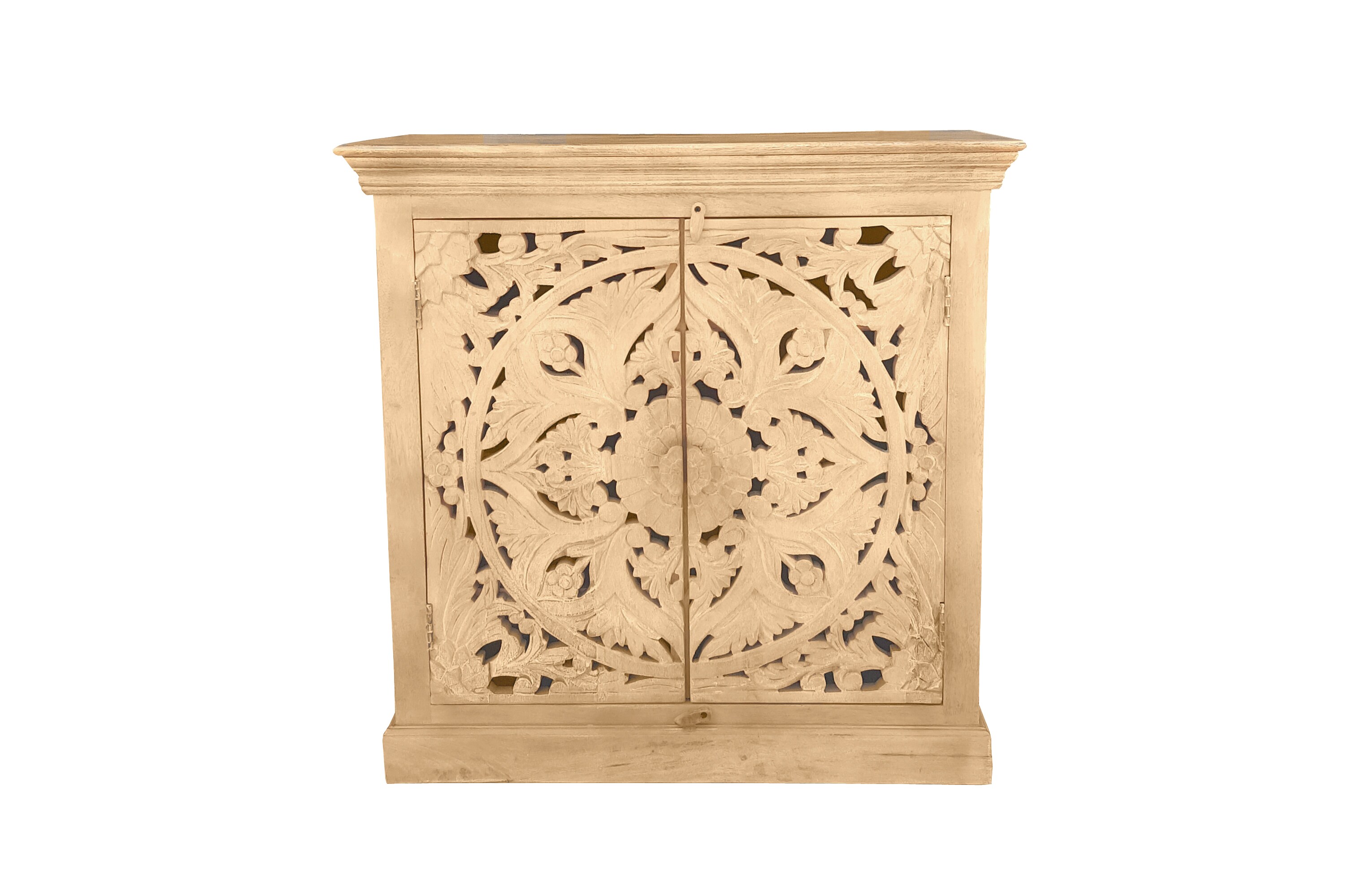 Kommode LAKADEE Mangoholz natur Sideboard Wohnzimmerschrank Mehrzweck Schrank
