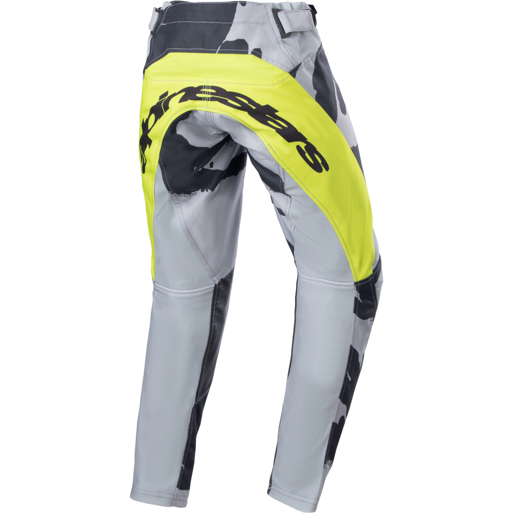 Alpinestars - Pantalon enfant Youth Racer Tactical - 2023 Camouflage Gris / Jaune fluo