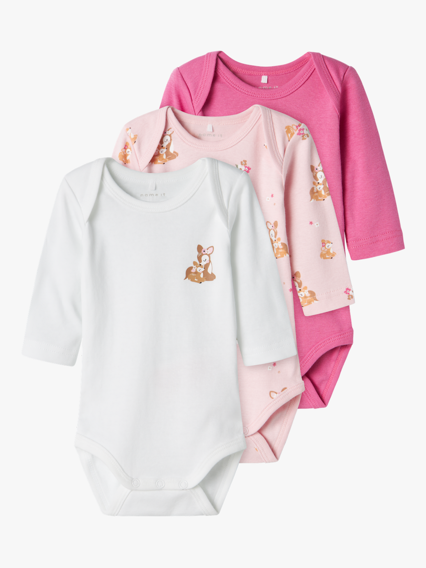 Body 3 Pack Long Sleeve Ibis Rose Deer
