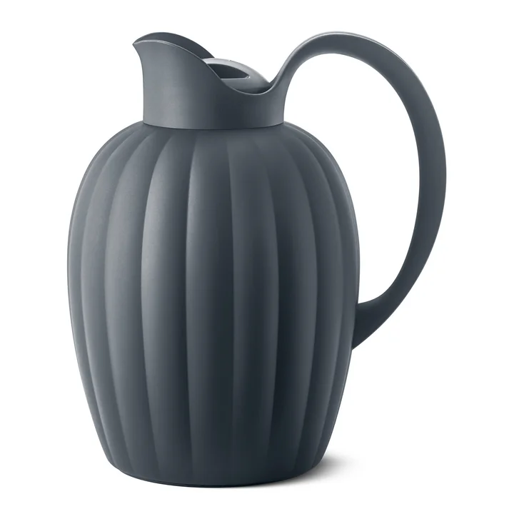Georg Jensen - Bernadotte Thermoskanne, dusk blue