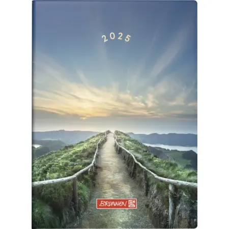 BRUNNEN Taschenkalender Mod. 731 '25 „Mountain Trail“ | A6, Papier