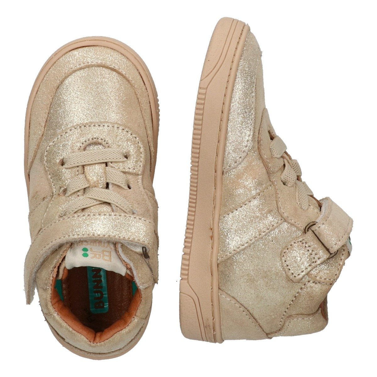 Mika Mellow - Hoge Sneakers Bunnies Goud