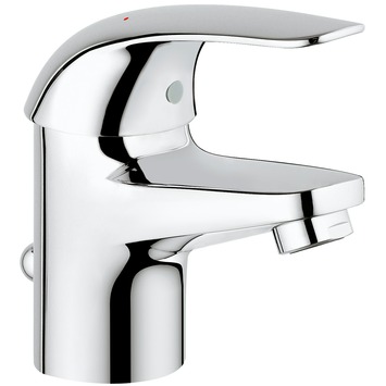 GROHE wastafelkraan Swift S-size met hendel en waste Chroom