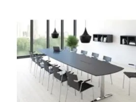 Konferencebord, Fumac Square, antracit L: 200 cm