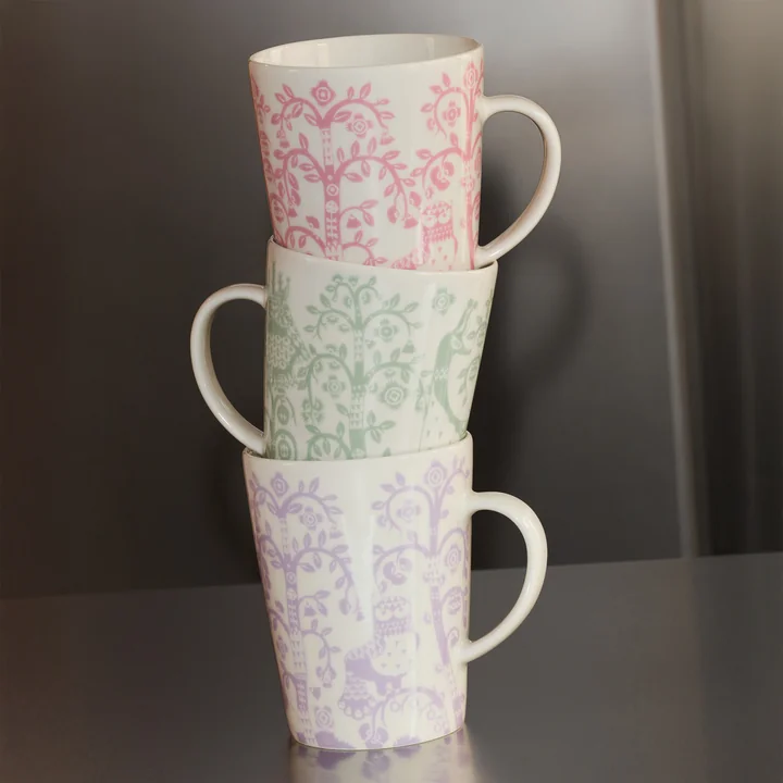 Iittala - Taika Becher mit Henkel, 0.4 l, helllila