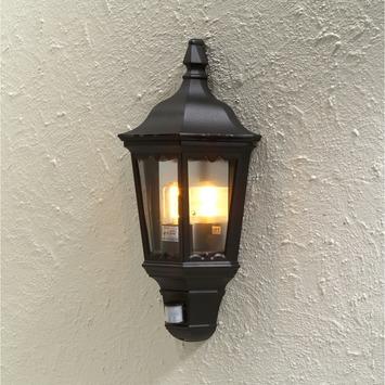 Konstsmide buitenlamp Firenze zwart met bewegingssensor 49.5cm