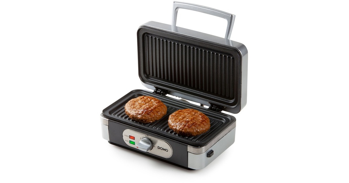 DomoSnackmaker 3-in-1: croque-wafel-grill DO9136C  (Grijs)