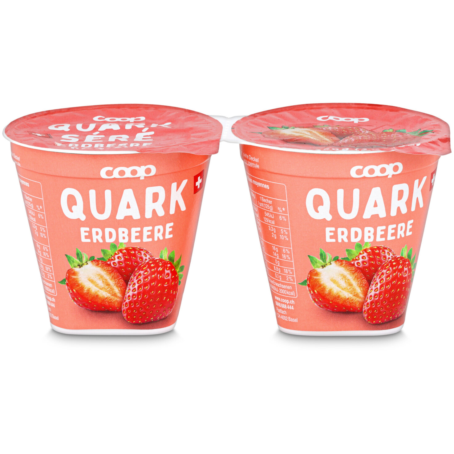 Früchtequark Erdbeer 2x125g