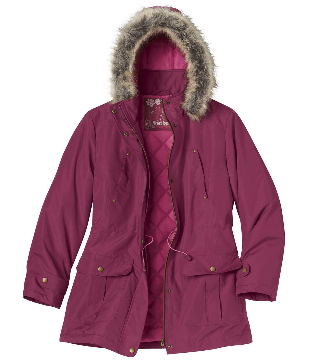 Parka à Capuche Fausse Fourrure Atlas for Women(R)