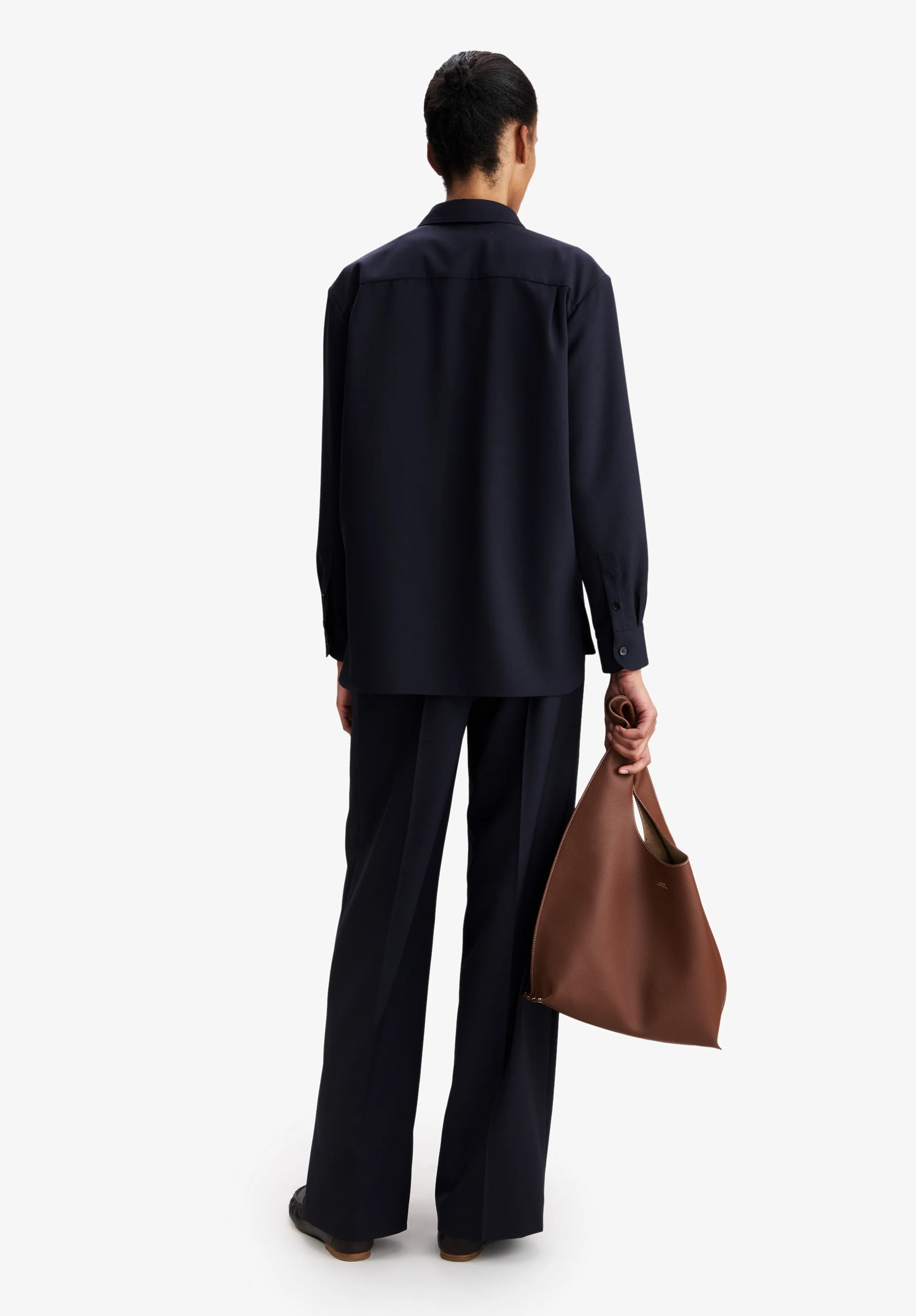 Surchemise bleu marine élégante - Dark navy