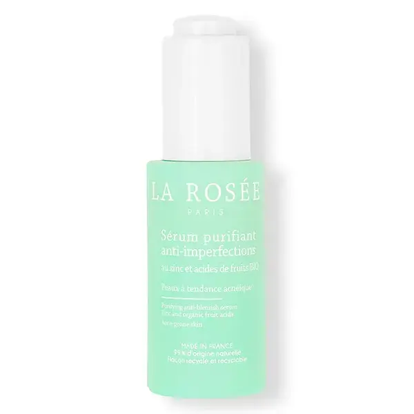Sérum purificante antiacne La Rosée com zinco e ácidos orgânicos de frutas - 30 ml