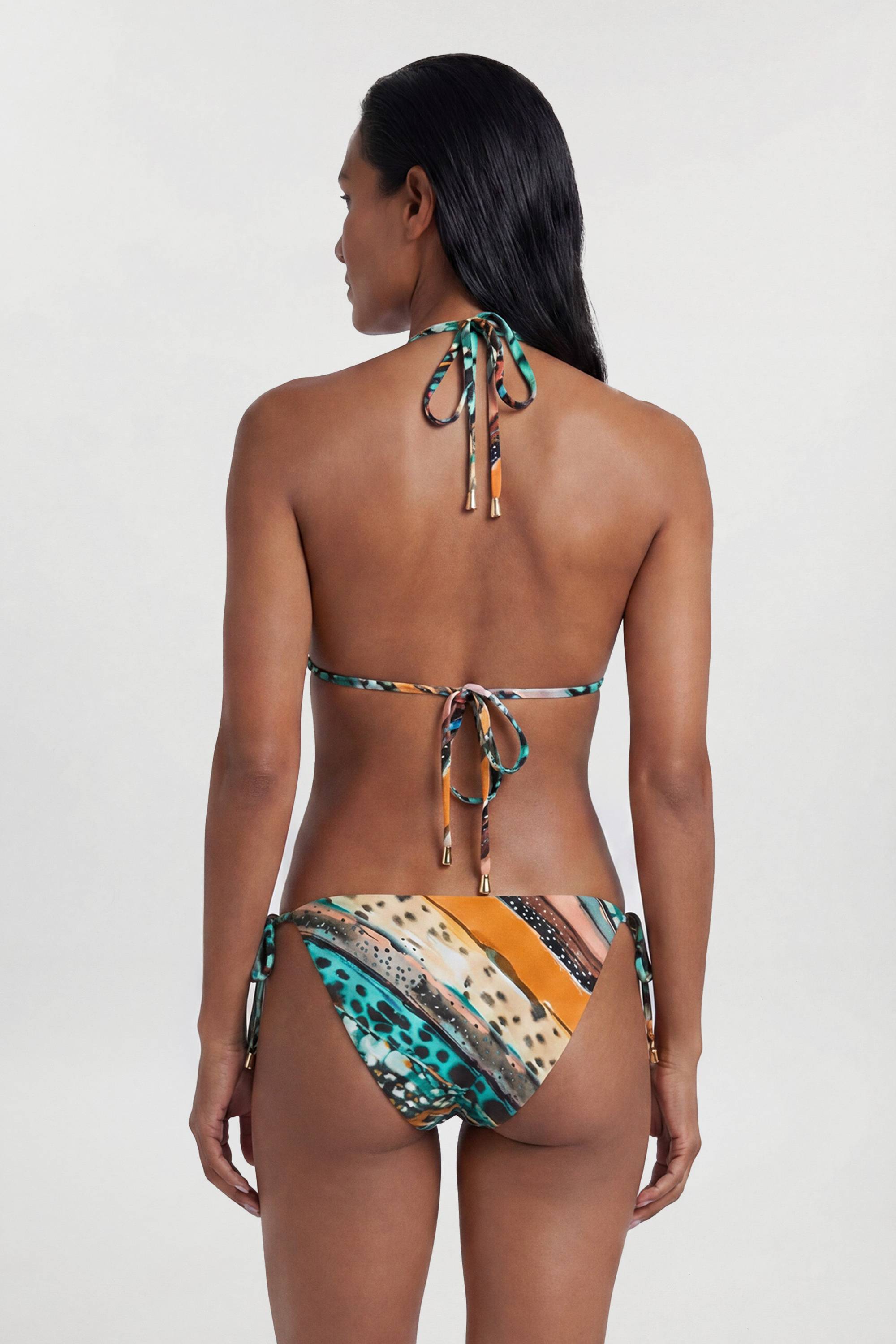 KarenMillen Bas De Bikini À Imprimé Animal Linéaire