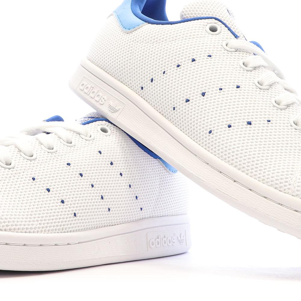 Adidas Baskets Blanches/Bleu Homme Adidas Stan Smith ID3115