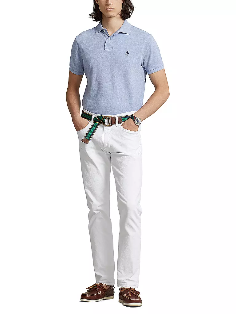 POLO RALPH LAUREN Poloshirt Custom-Slim-Fit blau