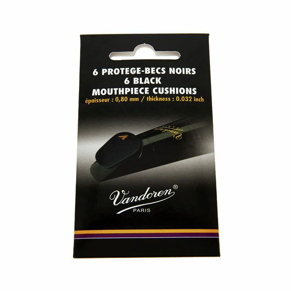 Vandoren Bißgummi Mouthpiece Cushions 0,80 mm schwarz
