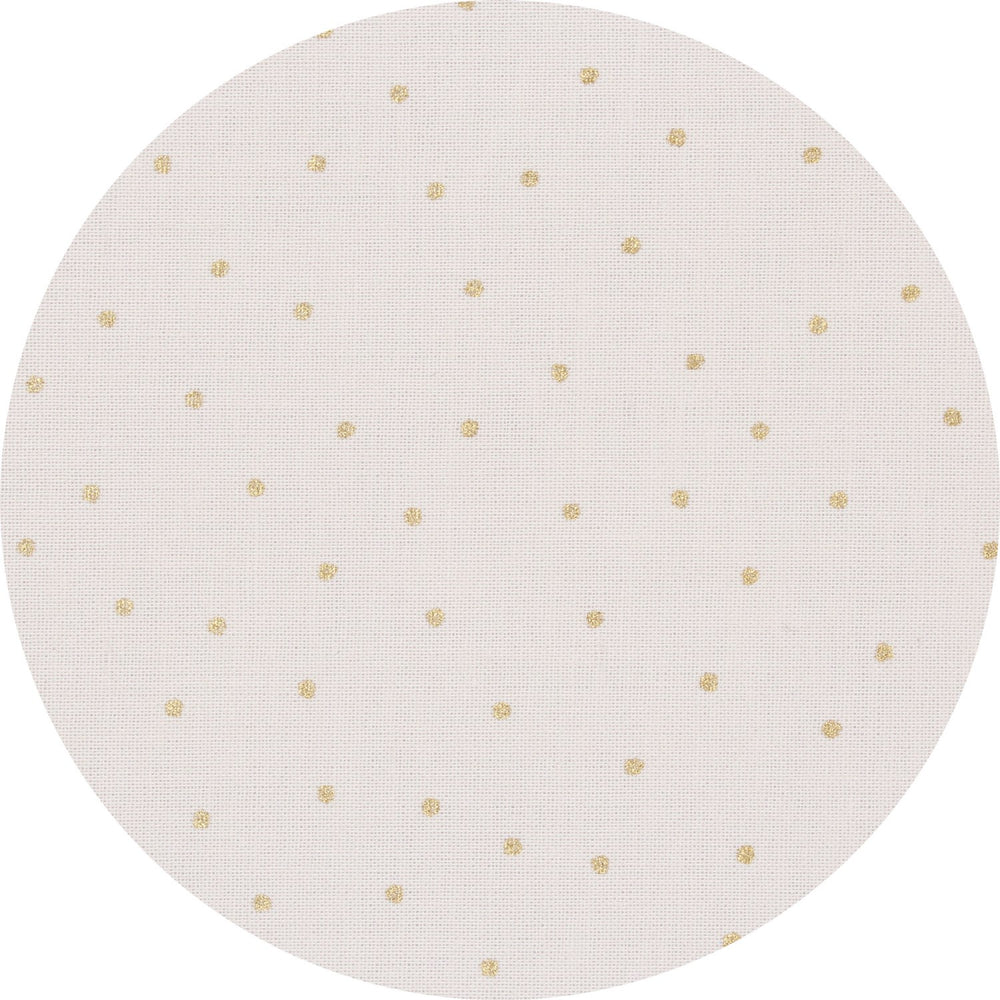 Køb babybay ® Beige Glitter Dots Gold Sengerand Økologisk Bomuld Royal