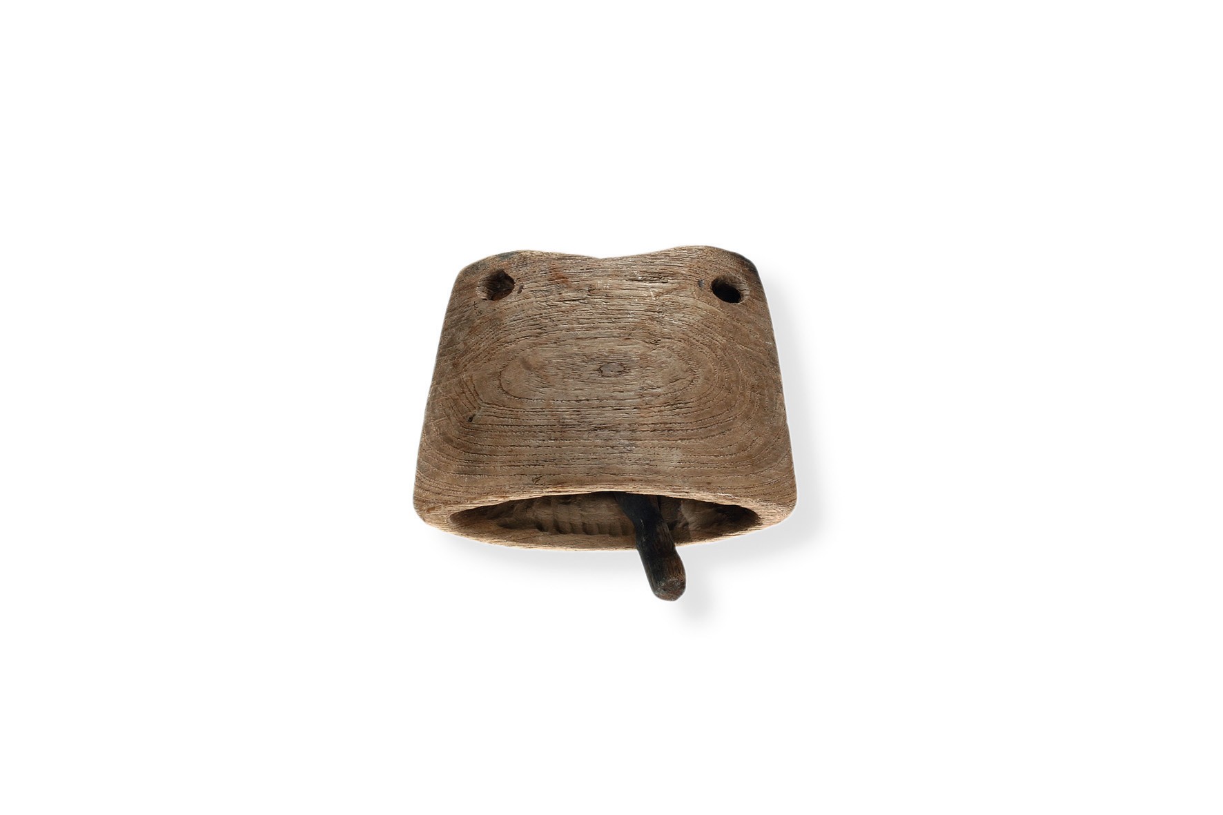 Antike hölzerne Kuhglocke S, natur, T 15 cm, B 11 cm, H 8 cm günstig bestellen