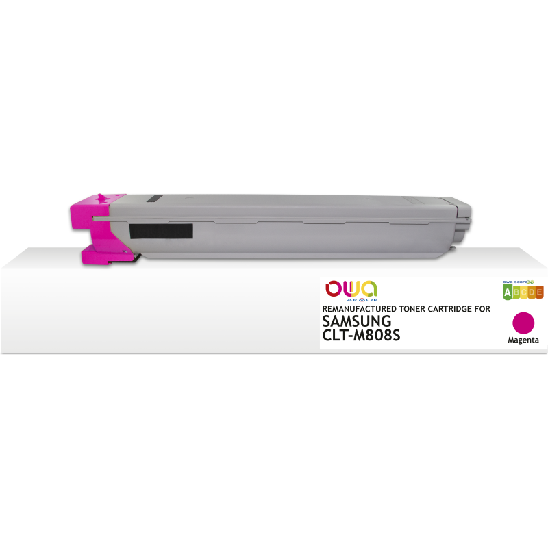 Toner remanufacturé OWA - standard - Magenta - pour SAMSUNG CLT-M808S/ELS, SAMSUNG CLT-M808S/ELS