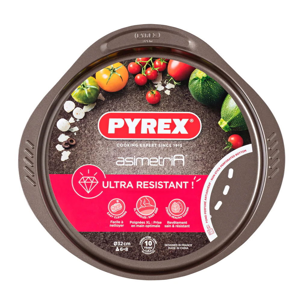 Plat à pizza Asimetria 32 cm Pyrex