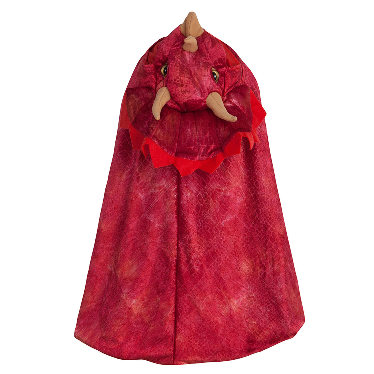 Cape Dinosaurus Triceratops Rood, 4-5 jaar