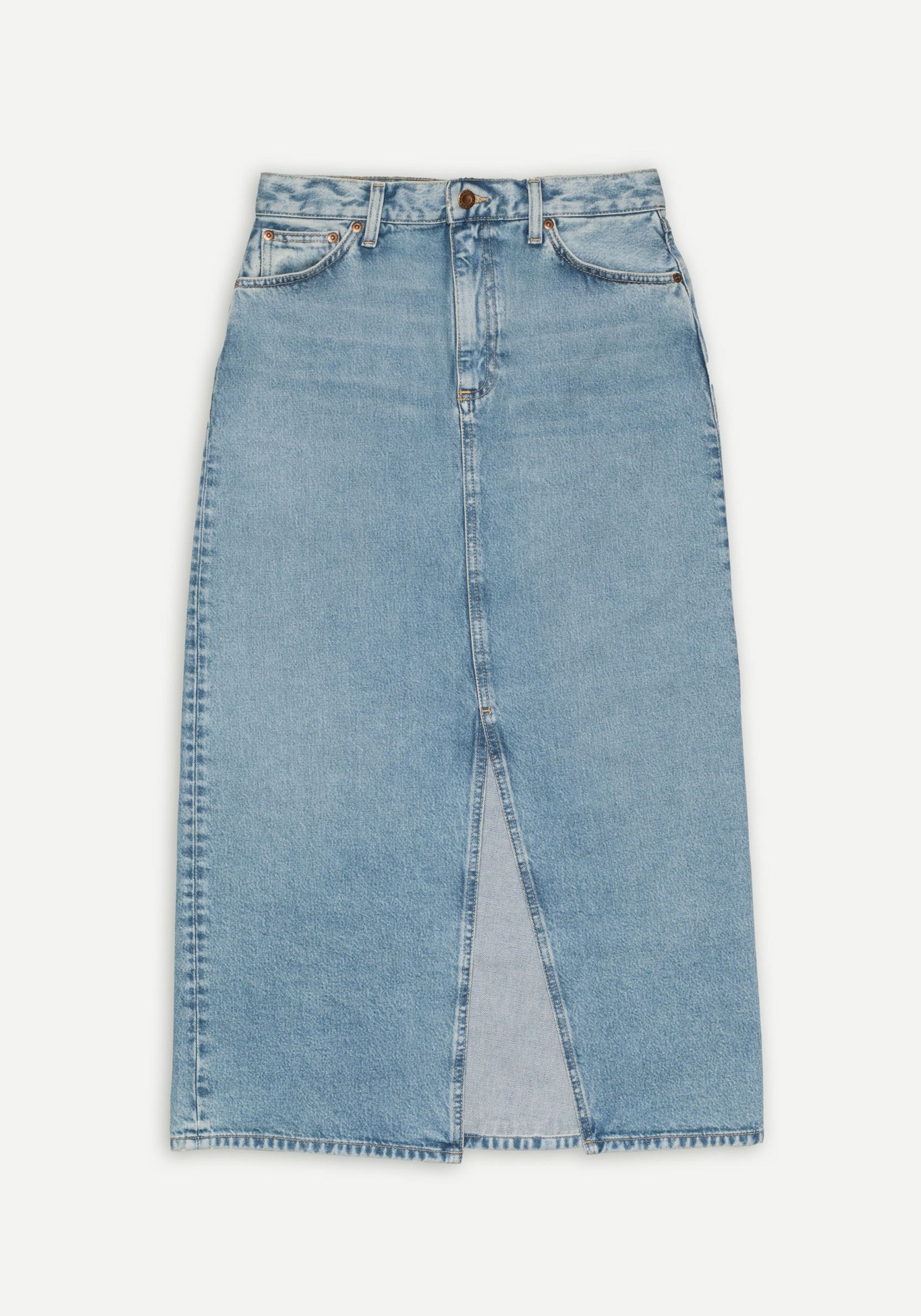 Nudie Jeans Jeansrock Anna Denim Skirt Desert Light Blue