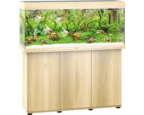 JUWEL Rio 240 SBX aquariumcombinatie met ledverlichting, verwarming, filter en lichthouten kast
