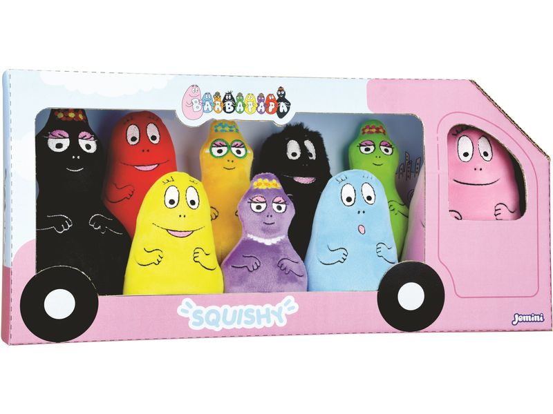 Paka Plüsch Barbapapa Family 15 cm 9-teilige Plüschfiguren-Set der Barbapapa-Familie