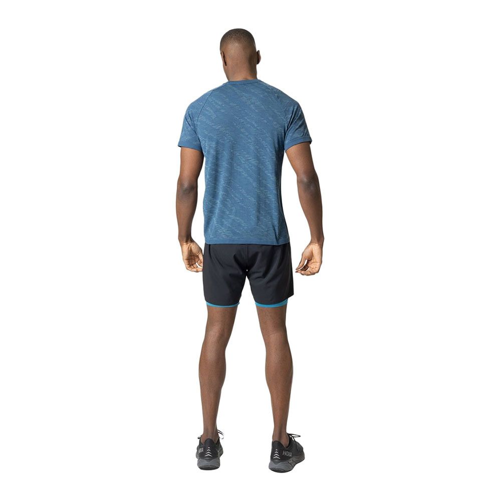 Odlo ZEROWEIGHT CERAMICOOL - Maillot Homme blue wing teal - space dye