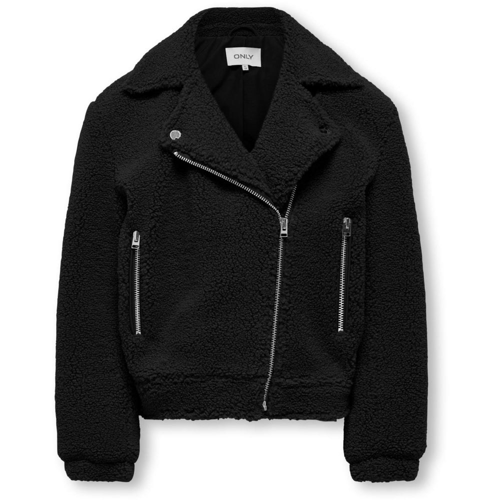 Køb kids ONLY Black Rio Teddy Biker Jakke