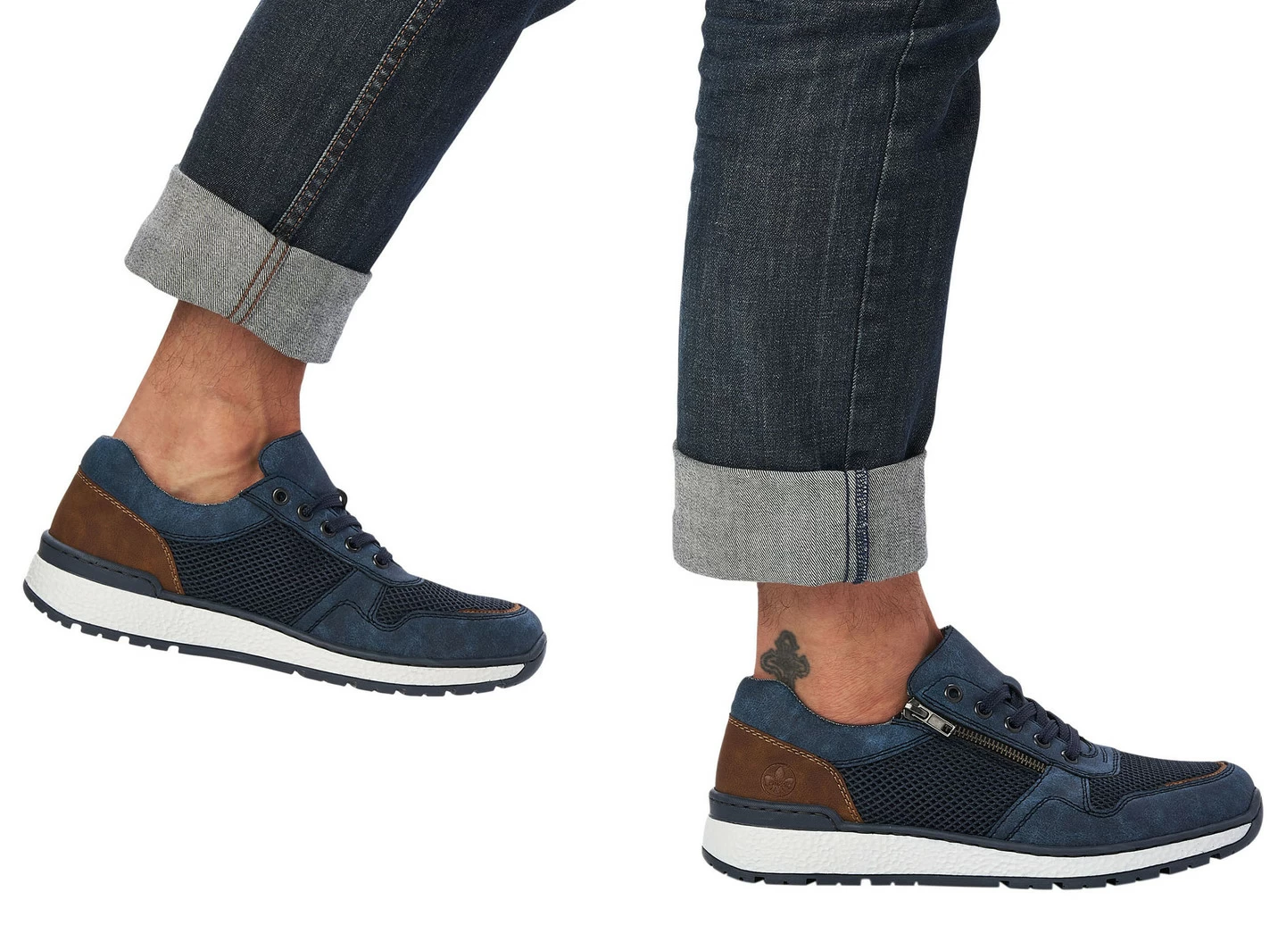 Rieker Sneaker mit seitlichem Reißverschluss
