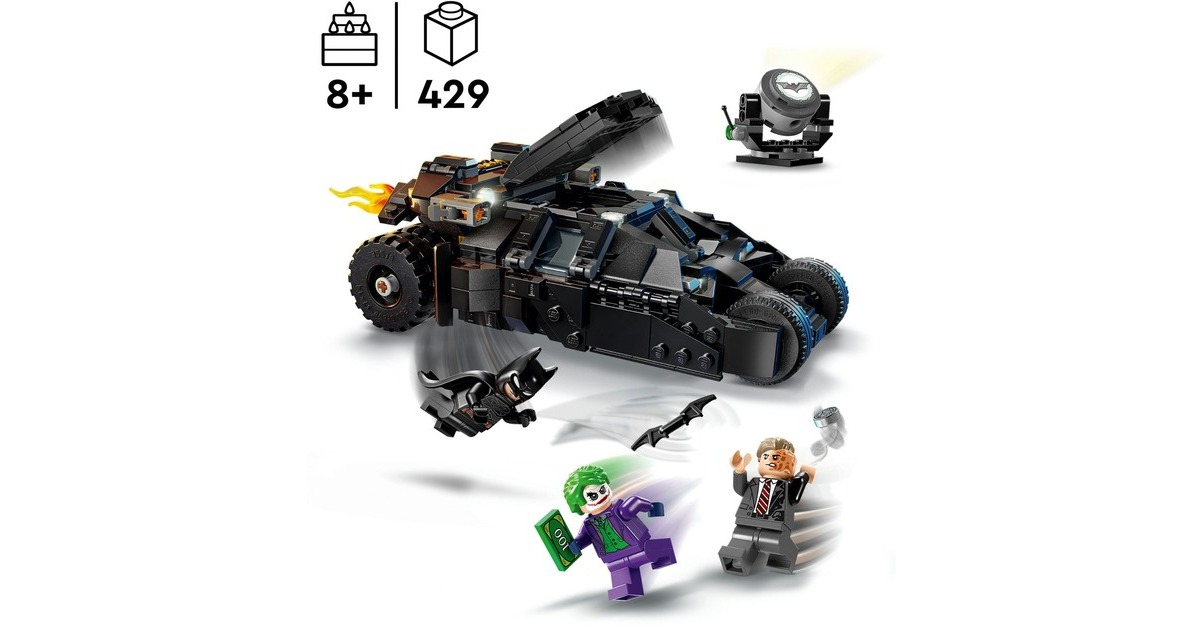 LEGODC Super Heroes - Batman Tumbler vs. Two-Face en The Joker Constructiespeelgoed  (76303)