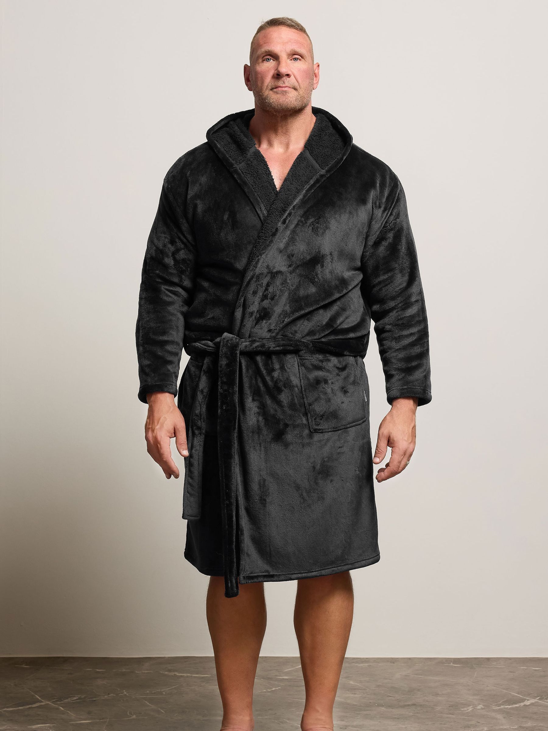 BadRhino Big & Tall Plush Dressing Gown
