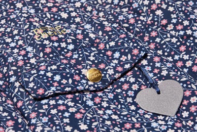 Petite Chérie Atelier Lola Jakke, Navy Small Flower