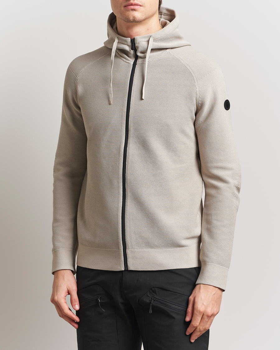 Sail Racing Element Seamless Hooded Full Zip Sand