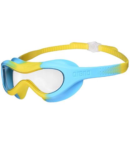 Arena Sv?mmebriller - Spider Kids Mask - Clear Yellow/Lightblue
