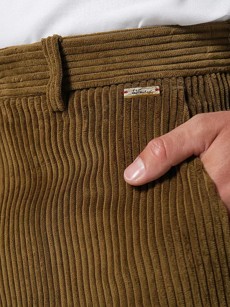 LUIS TRENKER Hose Regular Fit LUBRUNEU  olive