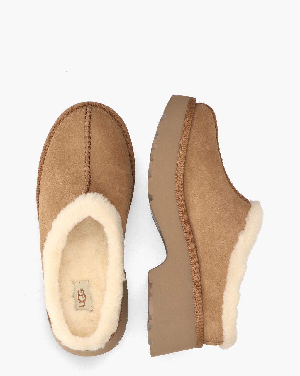 UGG New Heights Clog Chestnut Damesslippers