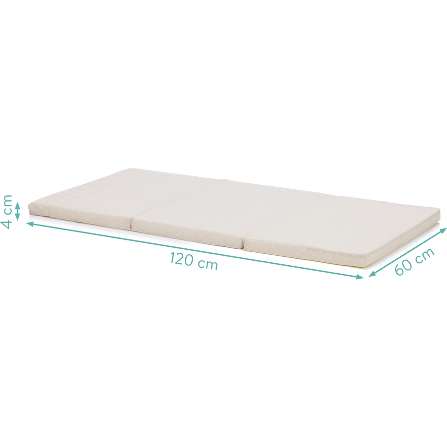 fillikid Reisebettmatratze beigePunkte 60 x 120 cm