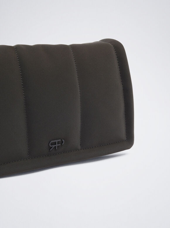 Bolsa de ombro acolchoada - Preta