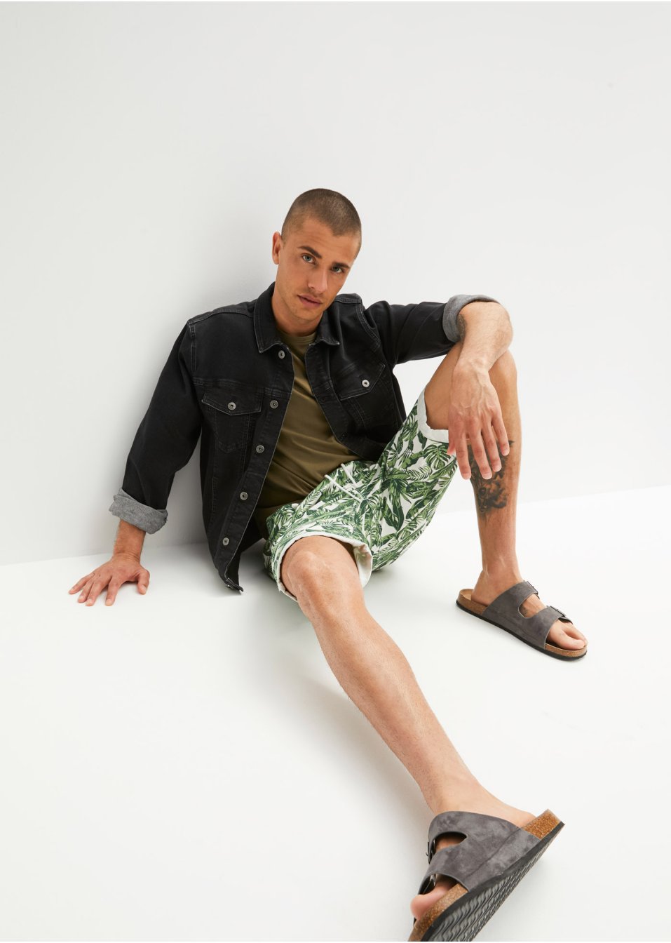 Lot de 2 bermudas taille extensible, Regular Fit