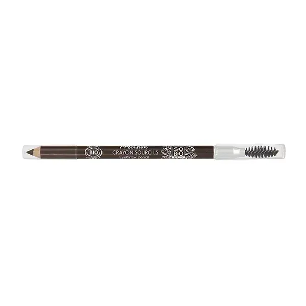 Lápis de sobrancelha de precisão Lea Nature So Bio Étic 03 Castanho 1g
