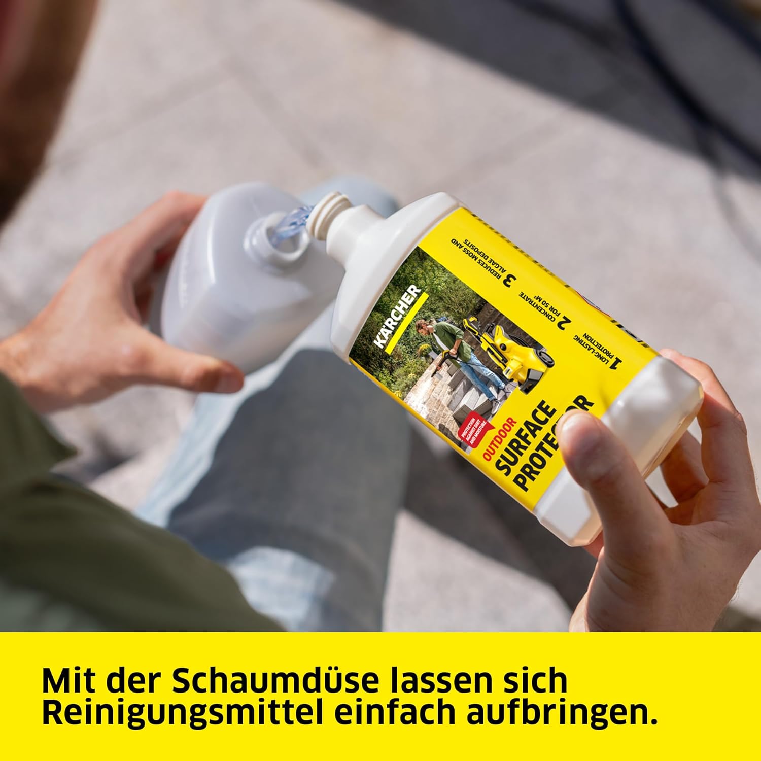 Kärcher Hochdruckreiniger K 3 FJ, Druck: max. 120 bar, Inkl. Schaumdüse für gut haftenden Schaum und höchste Schmutzlösekraft, gelb