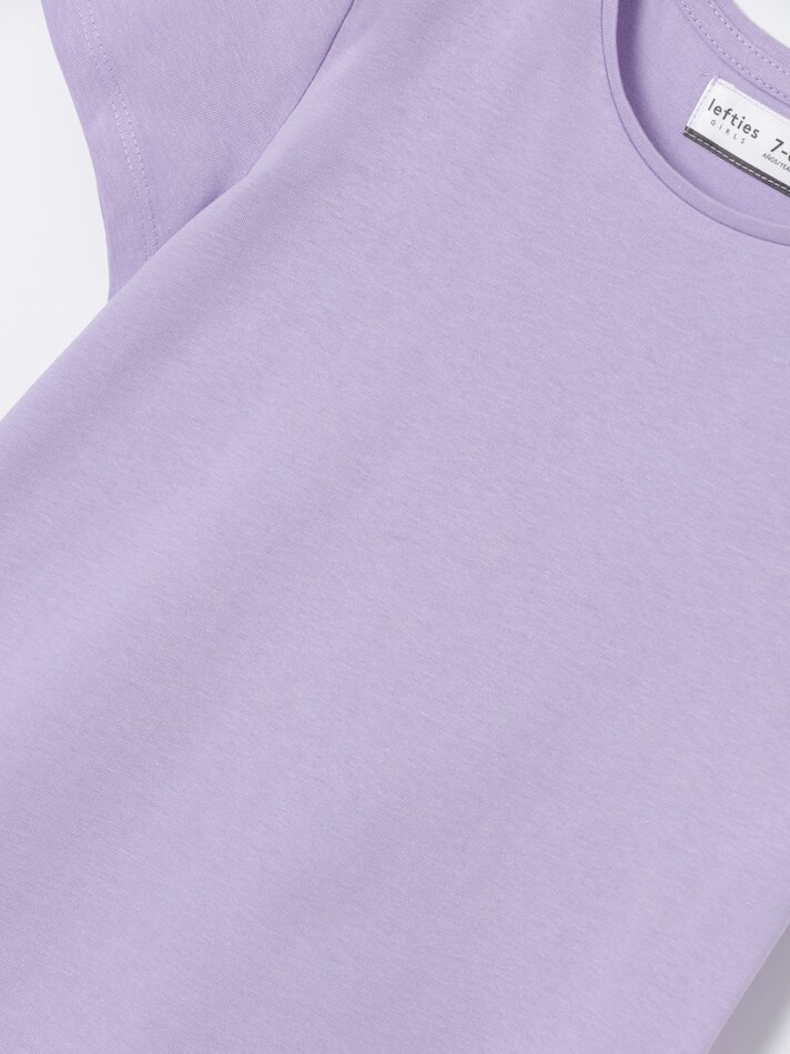 Conjunto com 2 camisetas combinando - Lilás