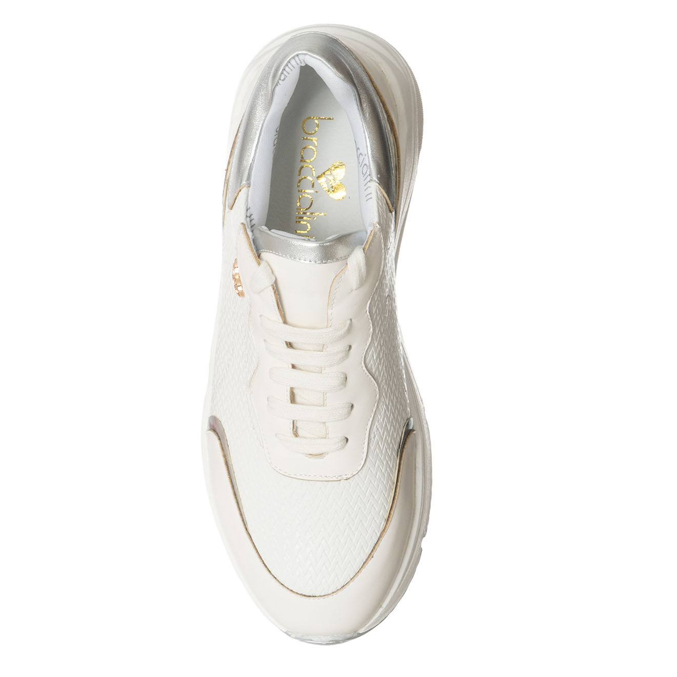 Tua By Braccialini Sneakers en Cuir Elias blanches