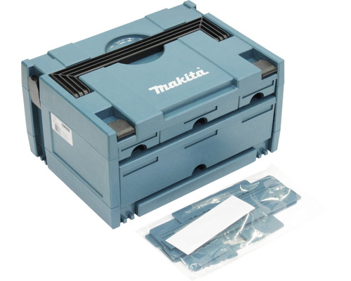 Makita MAKSTOR 3.4 gereedschapskoffer met 4 laden