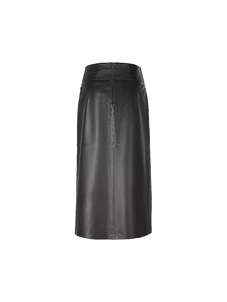 RIANI Lederrock schwarz