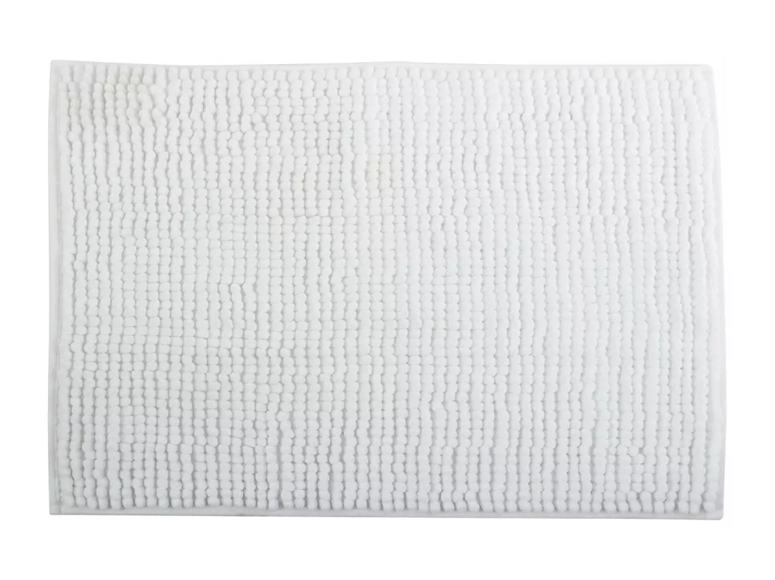 Parc de salle de bain MSV Microfibra en couleur blanche 40 x 60 cm
