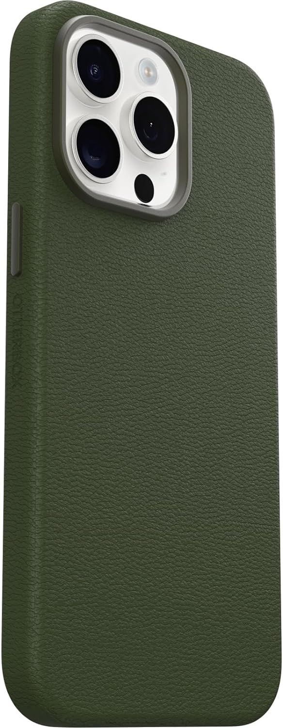 iPhone 15 Pro Max MagSafe Leder Hülle Symmetry Cactus Series (77-95762) - Cactus Groove (Grün)